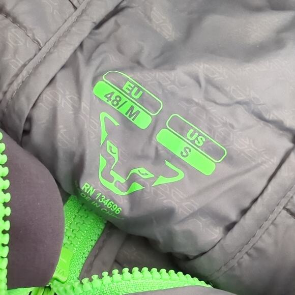 DYNAFIT TLT hybrid Primaloft Hoody Jacket Men's Small Gray Puffer Packable NWOT - Picture 4 of 8